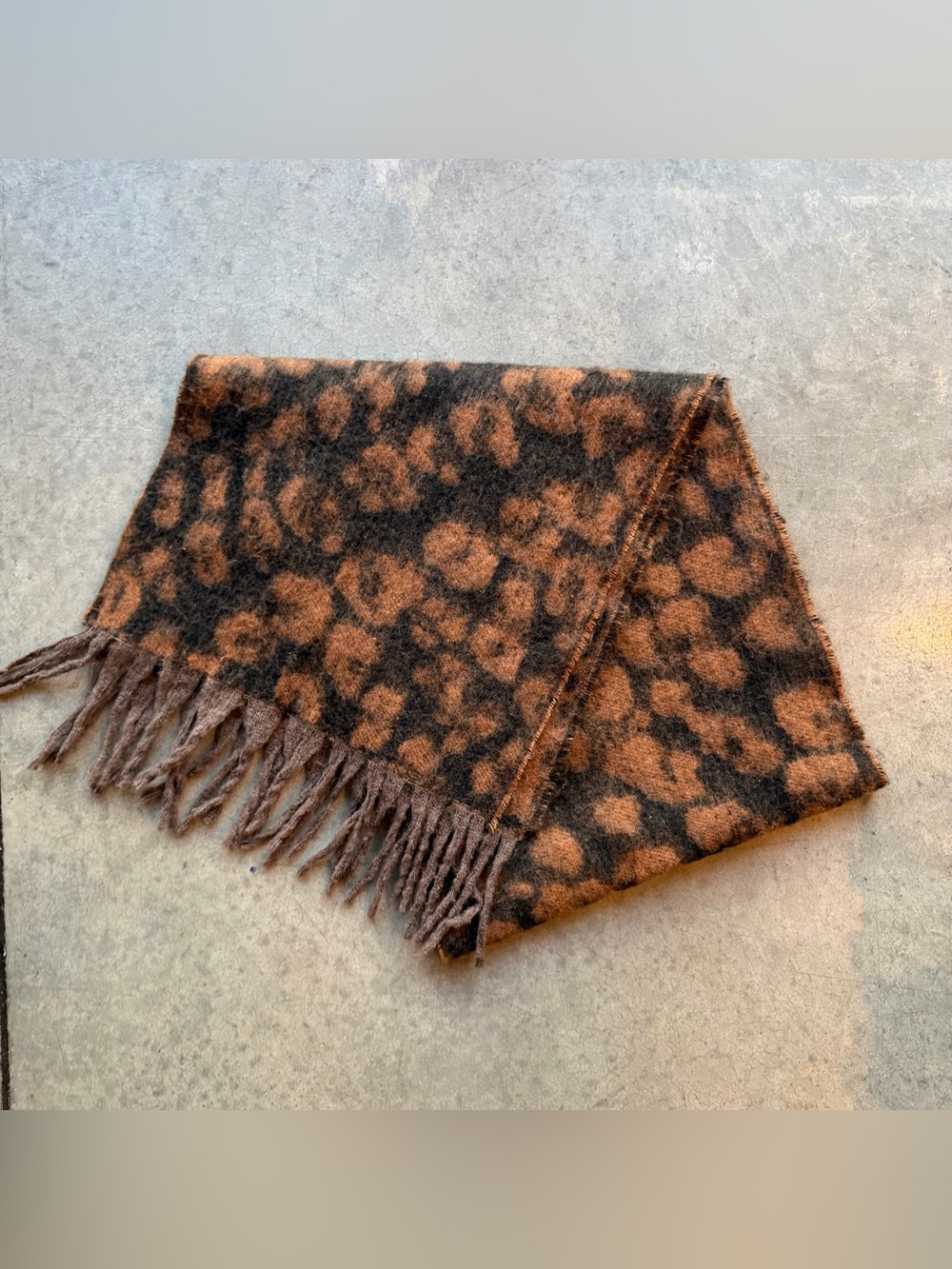 Cheetah scarf
